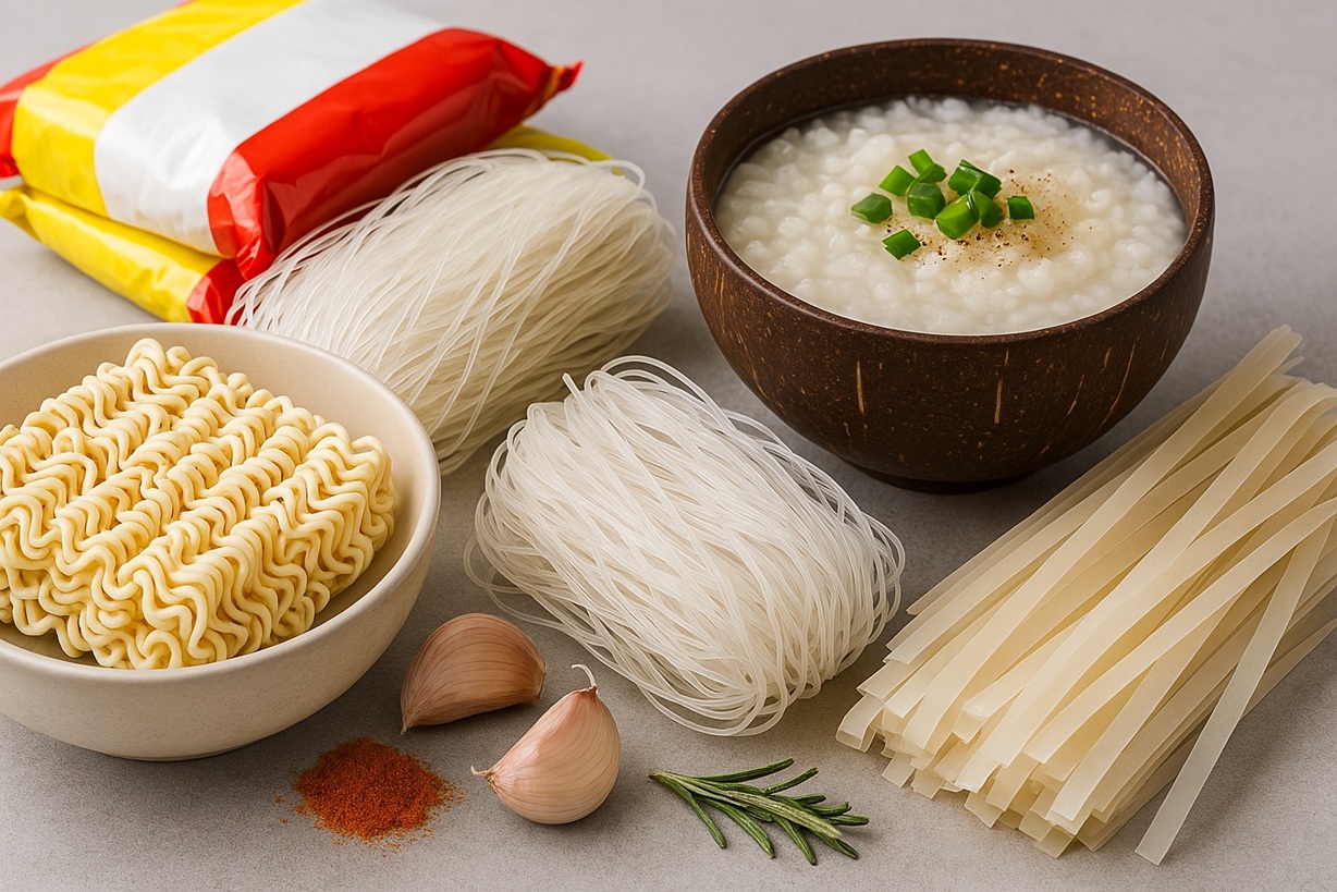 Mì, miến, cháo, phở